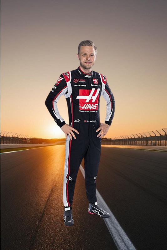 2020 Kevin Magnussen Haas F1 Racing Suit CIK/FIA LEVEL2 Go Kart Racing Suit