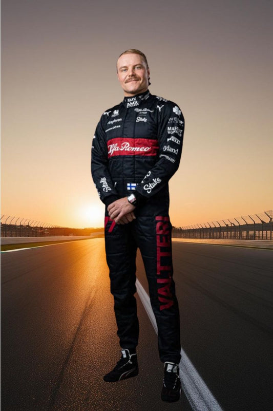 2023 Valtterri Bottas Alfa romeo F1 Racing Suit CIK/FIA LEVEL2 Go Kart Racing Suit