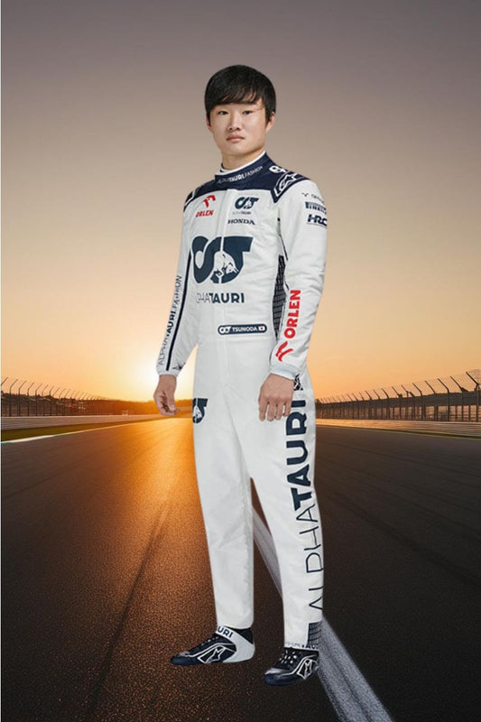 2023 Yuki Tsunoda Alphatauri F1 Racing Suit CIK/FIA LEVEL2 Go Kart Racing Suit