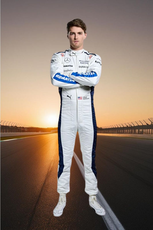 2024 Logan Sargeant Williams F1 Racing Suit CIK/FIA LEVEL2 Go Kart Racing Suit