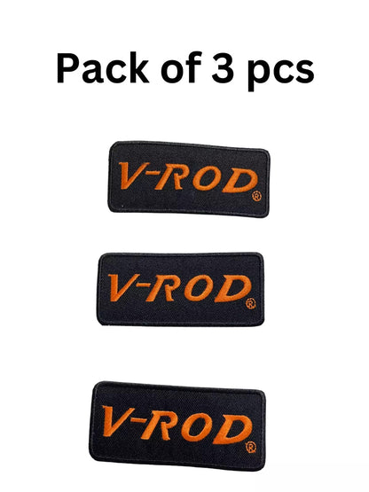 V-ROD H-D EMBROIDERED PATCH 4'' Embroidered Iron on / Sew on