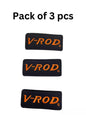 V-ROD H-D EMBROIDERED PATCH 4'' Embroidered Iron on / Sew on