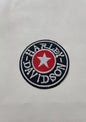 Vintage STAR H-D EMBROIDERED PATCH 3.0 INCH Round Iron / Sew on Jacket Patch