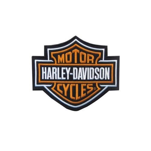 Harley Davidson Classic Orang Logo Sew-on Patch Small embroidery Patch Lot Of 6