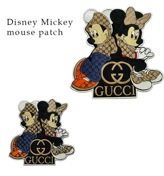 Gucci Stylish Disney Mickey Mouse - Embroidery Patch - Iron/Sew On Patch