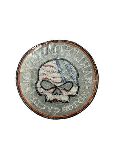 Harley Davidson Skull American Patch - Iron/Sew on patch