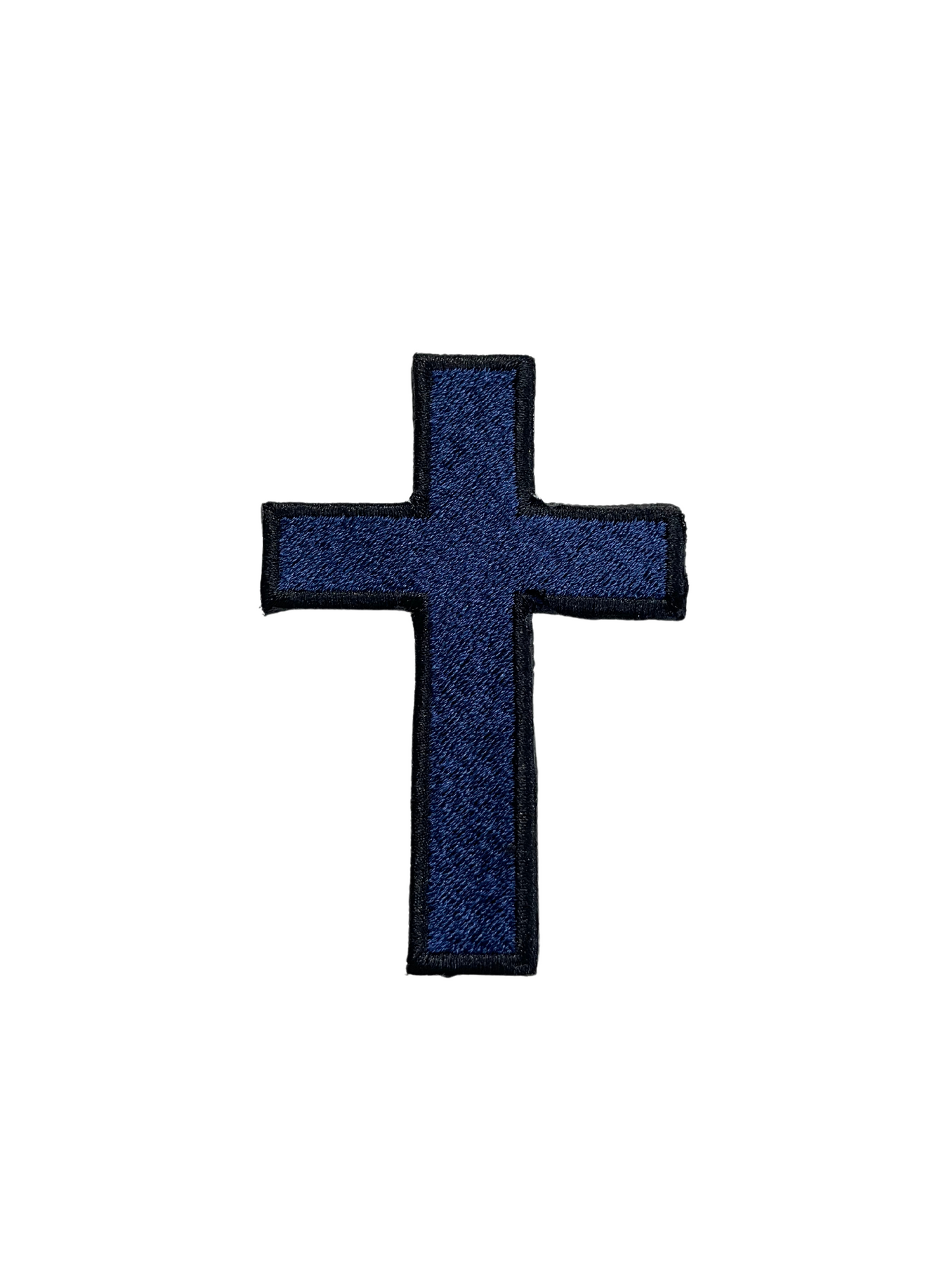 CHRISTIAN CROSS PATCH Iron-On Embroidered Jesus Crucifix Church Religious Symbol