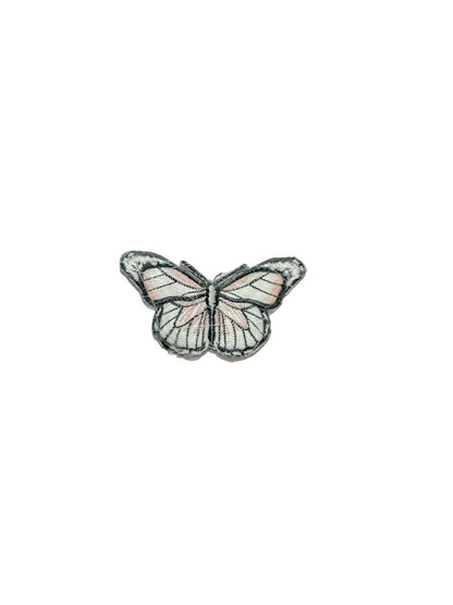 Embroidered Pink Butterfly Patches - Embroidery Patch - Iron/Sew On