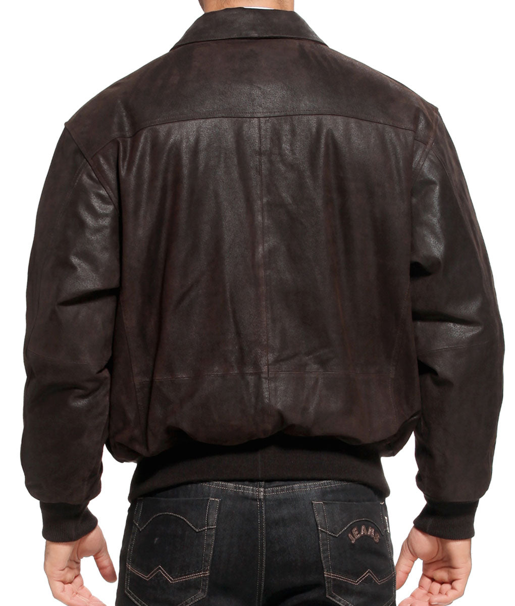 Air Force A2 Flight Brown Bomber Jacket – Timeless Style &amp; Premium Craftsmanship