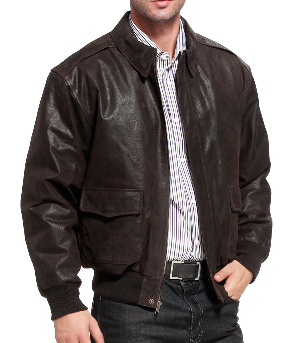 Air Force A2 Flight Brown Bomber Jacket – Timeless Style &amp; Premium Craftsmanship
