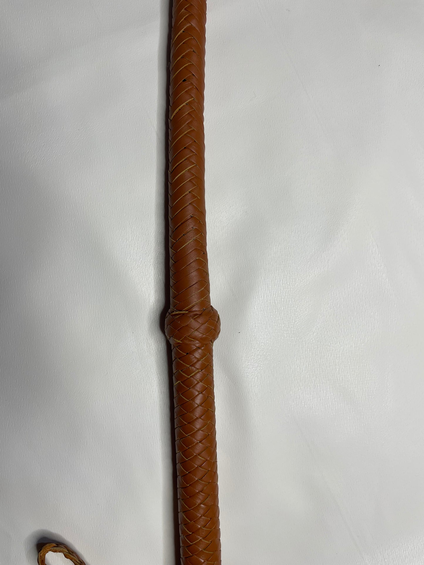 Real Calf Leather Bull Whip 4/6/8 Feet Long 12-Plait Bullwhip - Loud Crack Sound