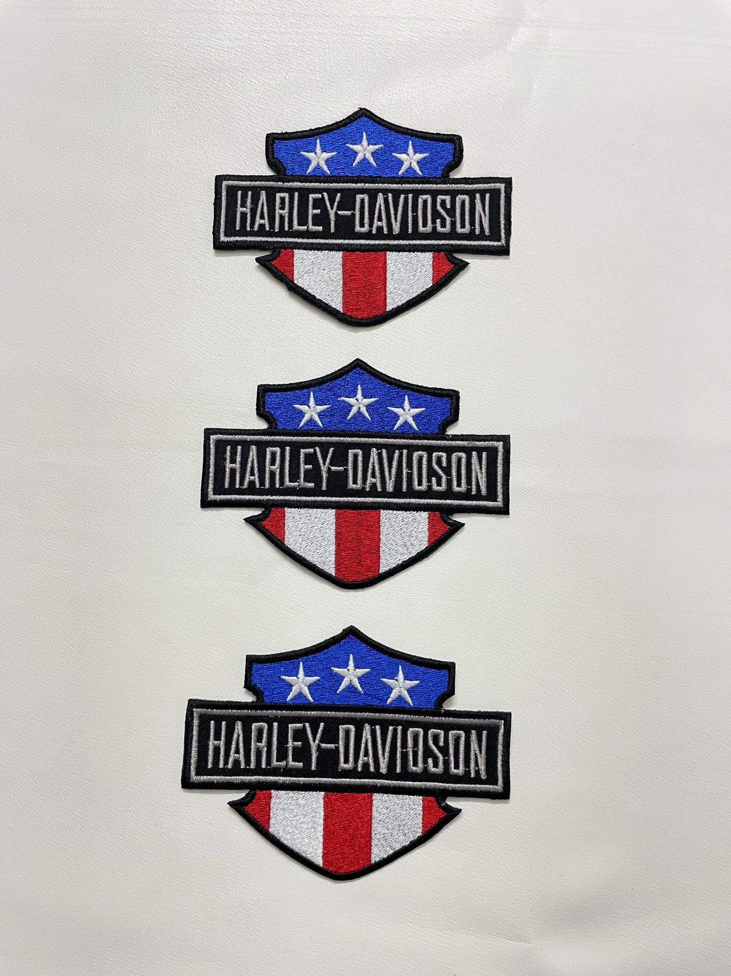 Harley Davidson American 5 inch Embroidered Patch - Motorbike Jacket Vest Patch