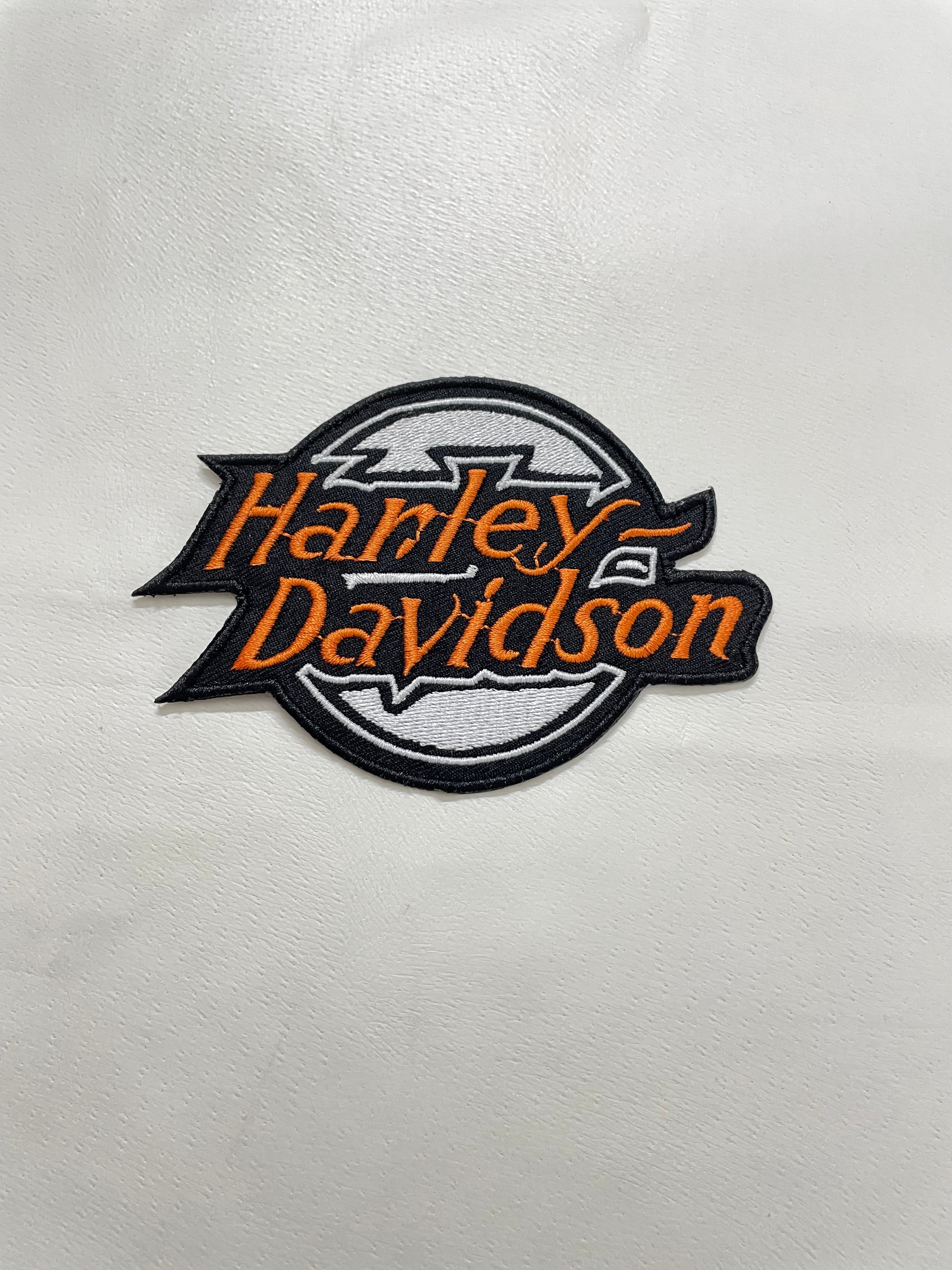 Harley Davidson Embroidered 5" Patch - Motorcycle Jacket Vest Embroidery Patch