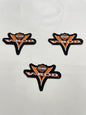 HARLEY DAVIDSON V ROD Orange LOGO 4'' PATCH - EMBROIDERED BIKERS PATCH