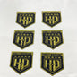 H-D Military Shield Emblem 4" Sew-On Patch HARLEY DAVIDSON EMBROIDERED PATCH