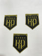 H-D Military Shield Emblem 4" Sew-On Patch HARLEY DAVIDSON EMBROIDERED PATCH