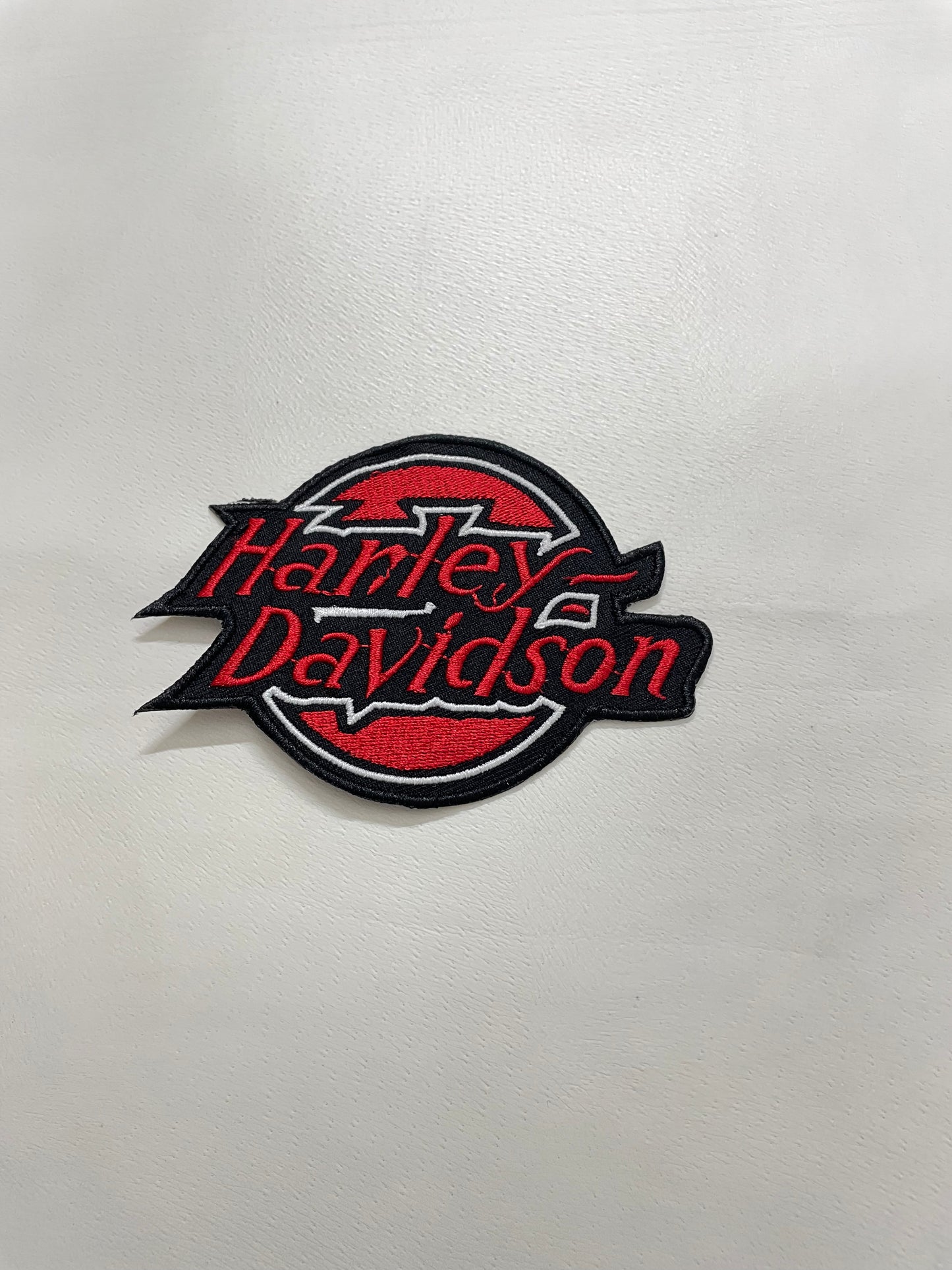 Harley Davidson Red 5" inch Patch Motorcycle Jacket Vest Embroidery Patch