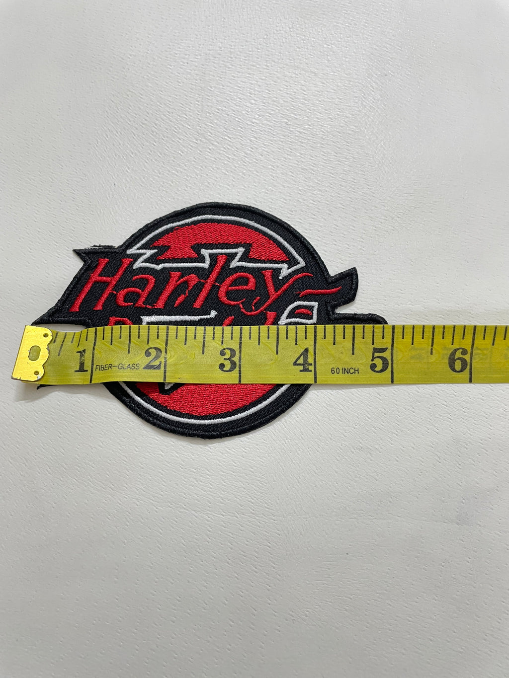 Harley Davidson Red 5" inch Patch Motorcycle Jacket Vest Embroidery Patch