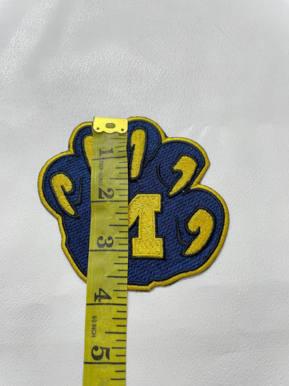 University of Michigan patch - 3.5" Vintage Embroidered iron / Sew on Patch