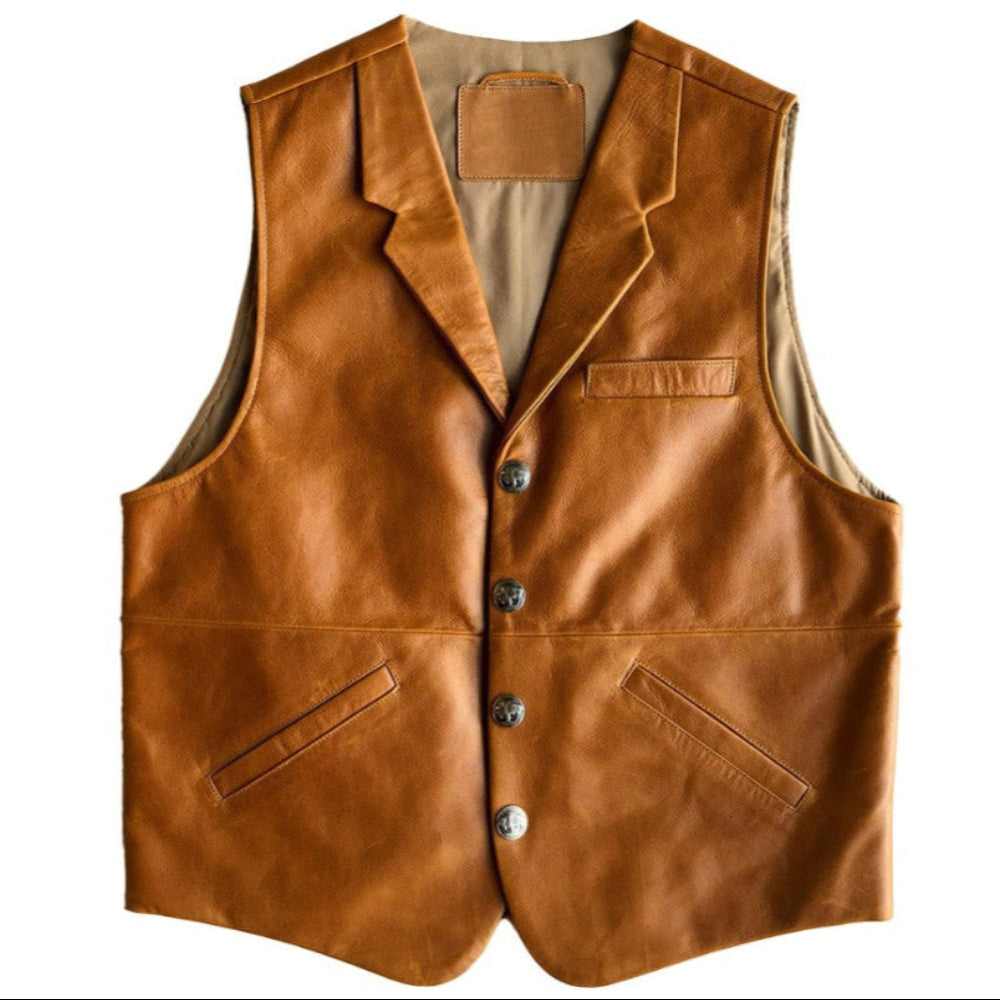 chapel brown vest
