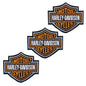 Harley Davidson Classic Orang Logo Sew-on Patch Small embroidery Patch Lot Of 6