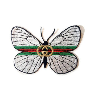 GUCCI BUTTERFLY Embroidered Patch Sew or iron on Patch