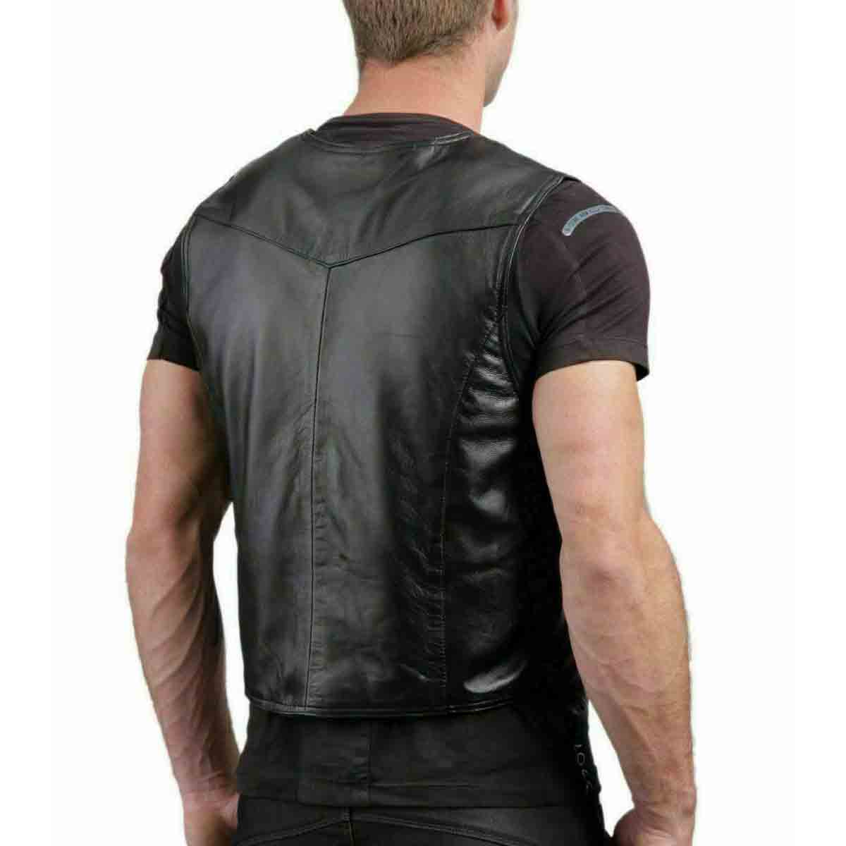 Edgy Black Western Vest with Modern Flair and Timeless Charm